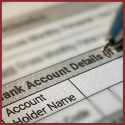 Image of banking account application
